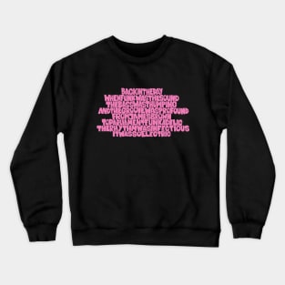 Funky Music Rhymes - Oldschool Graffiti Style Crewneck Sweatshirt